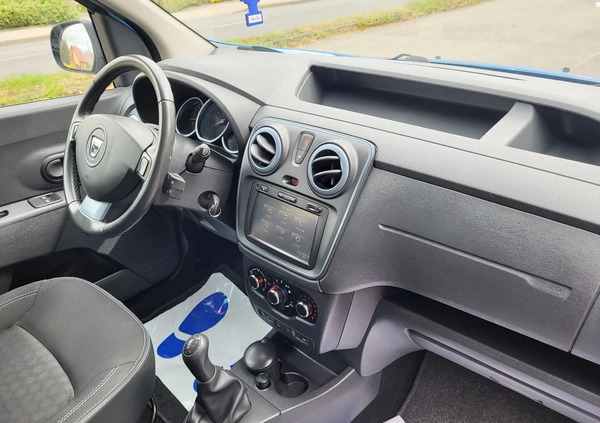 Dacia Dokker cena 32800 przebieg: 134850, rok produkcji 2015 z Złotów małe 781